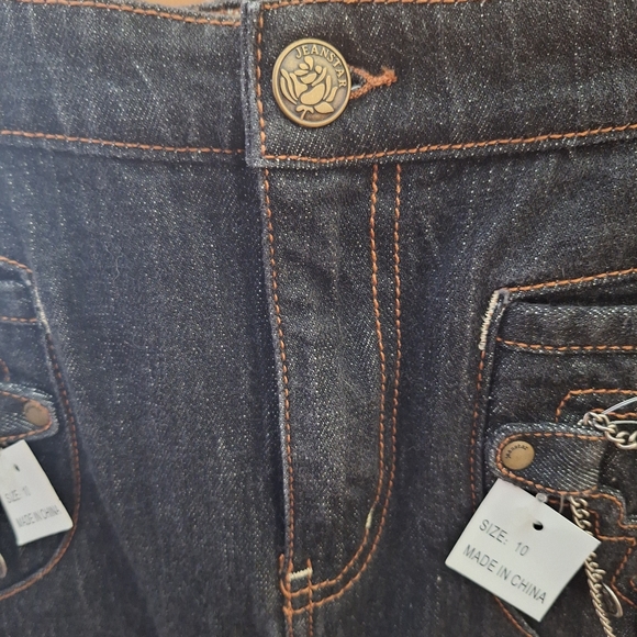 Jean Star Denim Skirt Size 10 - Picture 4 of 7